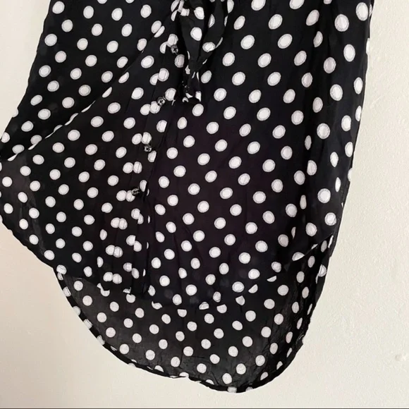 Anthro Maeve Dottie Ruffled Polka Dot Tank - Picture 9 of 10